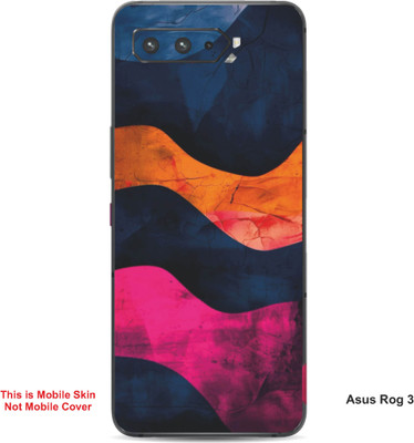 VYBE The Smart Choice Asus Rog 3 Art Embossed Mobile Skin(Ebony Clay 1)
