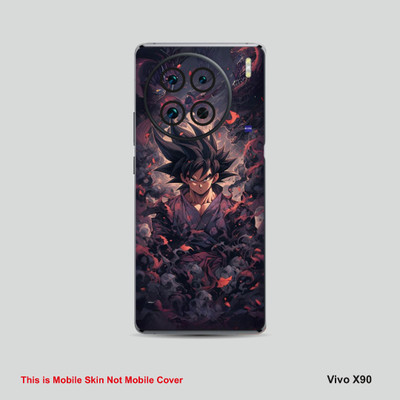 VYBE The Smart Choice Vivo X90 Goku Mobile Skin Mobile Skin(Vampire Grey A11)