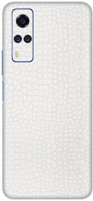 Vcare GadGets Vivo Y31 Mobile Skin(White Textured Leather)