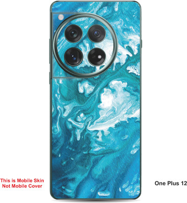 VYBE The Smart Choice One Plus 12 Abstract Embossed Mobile Skin(Baltic Sea A13)