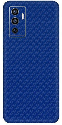 Vcare GadGets V23e 5G Mobile Skin(Fiber Carbon Blue)