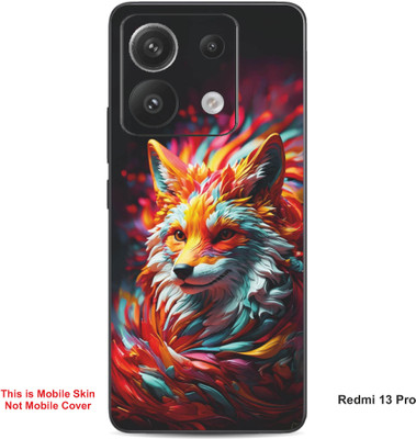 VYBE The Smart Choice Redmi 13 Pro Wolf Embossed Mobile Skin(Bee Yellow 8)