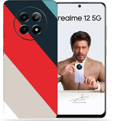 OggyBaba Realme 12 5g Mobile Skin(Obligue Line)