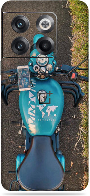 SkinoMania Oneplus 10T Mobile Skin(Multicolor -Bullet Royal Enfield On Trip)