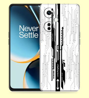 SkinoMania OnePlus Nord CE 3 Lite 5G Mobile Skin(White-CyberPunk)