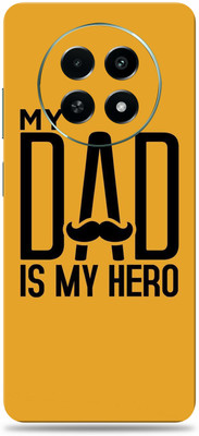SkinoMania Realme Narzo 70x 5G Premium Vinyl Mobile Skin (Multicolor) Mobile Skin(Dad-is-my-hero)