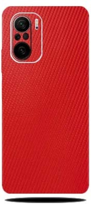 TJ CREATION mi 11 x pro, Red Carbon Fibre, MI 11 X Pro Mobile Skin(Ultra Super Red Carbon Fibre Skin With High Matte Finish.)