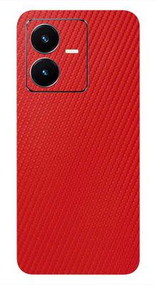 AsSkin Vivo Y22, vivo y22 Mobile Skin(Ultra Red Cf High Gloss Finish).)