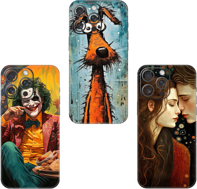 wrap craft IPHONE 13 PRO MAX COMBO (PACK OF 3) Premium Vinyl BACK Mobile Skin(Multicolor)
