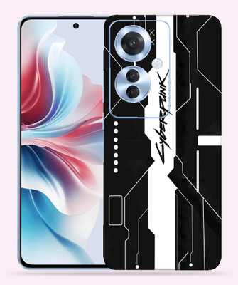 OggyBaba OggyBaba Oppo Reno 11f Mobile Skin(Black Cyberpunkh)