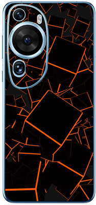 FCS Huawei P50 Pro Printed Back skin Mobile Skin(Box Orange)