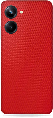 SkinoMania Realme 10 pro (5G) Mobile Skin(red-carbon-fiber)