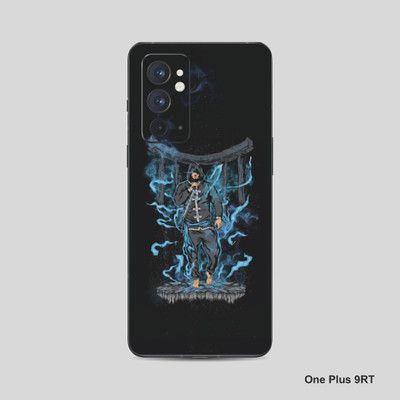 VYBE The Smart Choice One Plus 9RT Hidden Face Mobile Skin Mobile Skin(Bluish Cyan 13)