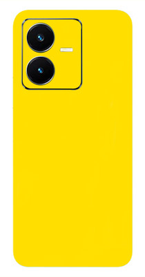 AsSkin Vivo Y22, vivo y22, vivo Mobile Skin(Ultra Super Bright Yellow Matte With High Matte Finish.)