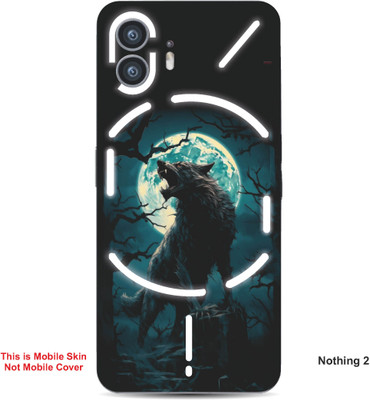 VYBE The Smart Choice Nothing 2 Wolf Embossed Mobile Skin(Dairy Cream 6)