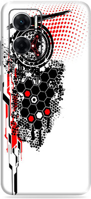 SkinoMania Redmi 11 Prime(5G) Mobile Skin(Multicolor Trash Hexagon Polka)