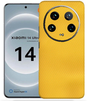 OggyBaba xiaomi 14 Ultra 5g Mobile Skin(yellow CF)