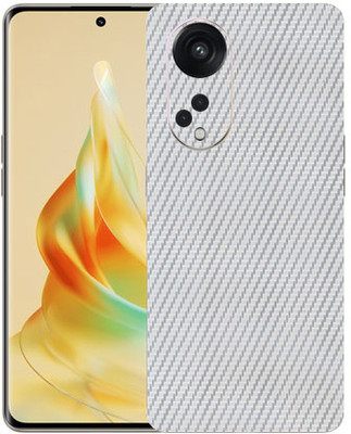 AsSkin OPPO Reno 8T 5g, oppo reno 8t 5g, oppo Mobile Skin(Ultra Super Silver Carbon Fiber With High Matte Finish.)