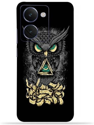 OggyBaba Realme P3 Ultra 5g Mobile Skin(Black Angry Owl)