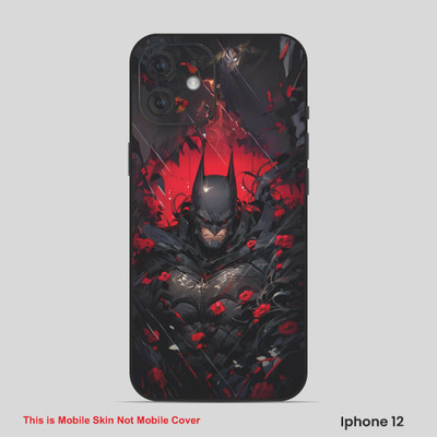VYBE The Smart Choice iPhone 12 Super Hero Mobile Skin(Brick Red, Black 11)