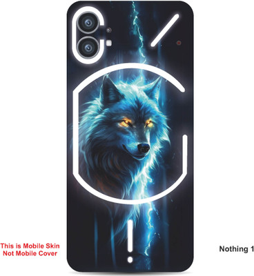 VYBE The Smart Choice Nothing 1 Peacock Embossed Mobile Skin(Nile Blue 5)