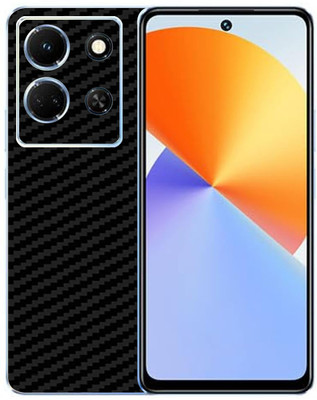 candeal mart Infinix Note 30 5G Back skin sticker / Vinyl wrap / Protective film Mobile Skin(Carbon Fiber 3D ,Black)