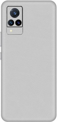 Vcare GadGets Leather White vivo V21 5G Mobile Skin(Leather White)
