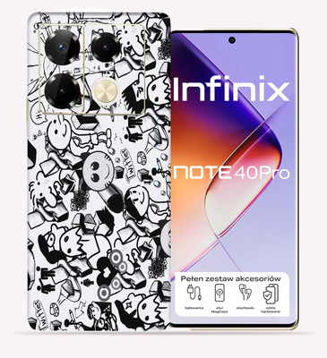 OggyBaba Infinix Note 40 pro 5g Mobile Skin(Doodle)