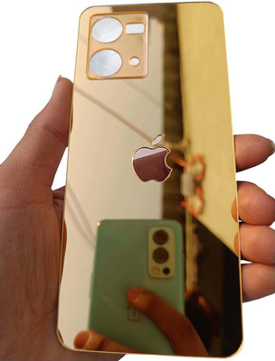 TWUAOP OPPO F21 PRO 4G, OPPO F21S PRO 4G MOBILE SKIN ACRYLIC SHEET MIRROR BACK PANNEL Mobile Skin(Gold)