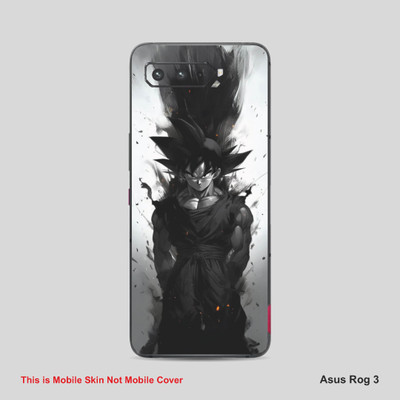 VYBE The Smart Choice Asus Rog 3 Goku Mobile Skin Mobile Skin(Davy Grey B1)