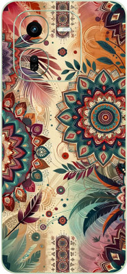 yug emporium Back Skin Wrap For iQOO Z9X 5G Premium Quality Full Coverage (3D Flower) Mobile Skin(Multicolor)