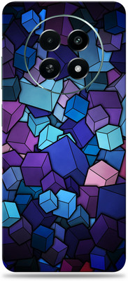 WeCre8 Skin's Realme Narzo 70x 5G Premium Vinyl Mobile Skin (Multicolor) Mobile Skin(Cubes-Vector)