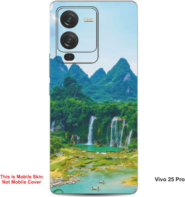 VYBE The Smart Choice Vivo 25 Pro Naturel Mobile Skin(Peacock Green 1)