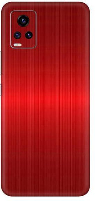 Vcare GadGets Vivo V20 Pro Mobile Skin(Red Titanium)