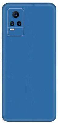 Vcare GadGets Vivo Y21e 5 G Mobile Skin(Glossy Light Blue)