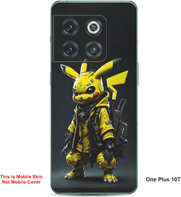 VYBE The Smart Choice One Plus 10T Pikachu Embossed Mobile Skin(Bird Yellow 25)