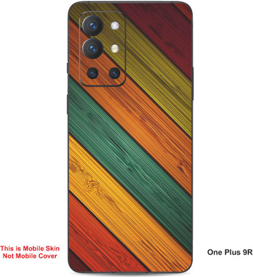 VYBE The Smart Choice One Plus 9R Art Embossed Mobile Skin(Desert Storm A6)