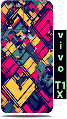 BugguSkin Vivo T1x Mobile Skin(Ultra Super Pattern Lines Skin With High Matte Finish.)