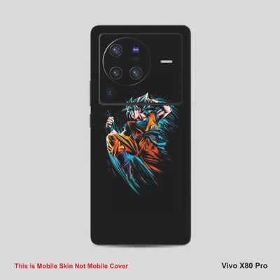 VYBE The Smart Choice Vivo X80 Pro Goku Mobile Skin Mobile Skin(Picton Blue A10)