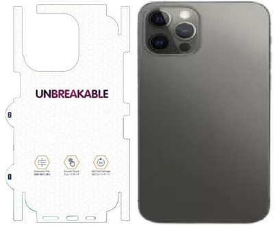 A3sprime Unbreakable Soft Transparent Back and Side Skin Protector for iPhone 11 Pro Max Mobile Skin(Transparent)