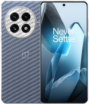 candeal mart Oneplus 13 5G Back skin sticker / Vinyl wrap / Protective film Mobile Skin(Carbon Fiber 3D ,Transparent)