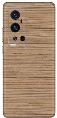 Vcare GadGets Vivo X60 Pro Plus Mobile Skin(Teak Wood)