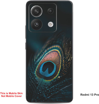 VYBE The Smart Choice Redmi 13 Pro Peacock Embossed Mobile Skin(Nile Blue 8)