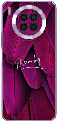 FCS Huawei nova 8i Printed Back skin Mobile Skin(Pink Feather)