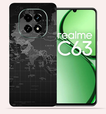 OggyBaba Realme C63 5g Mobile Skin(Global-Map)
