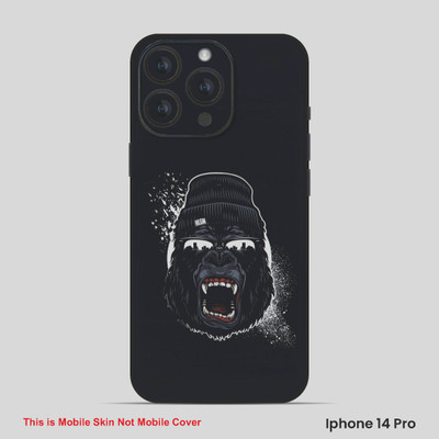 VYBE The Smart Choice iPhone 14 Pro Horror Mobile Skin(Baltic Black, Charcoal Grey 7)
