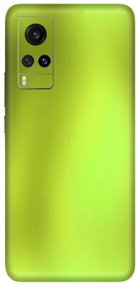 Vcare GadGets Vivo X60 Mobile Skin(Olive Green Metallic)