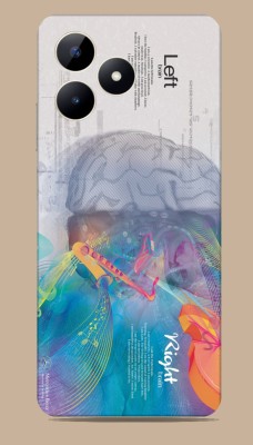 SkinoMania Realme C53 Mobile Skin(Brain-art Multicolor Mobile Skin)