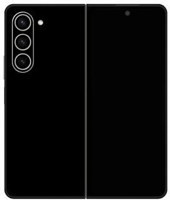 Vcare GadGets Samsung Galaxy Z Fold 5 5G Mobile Skin(Black)