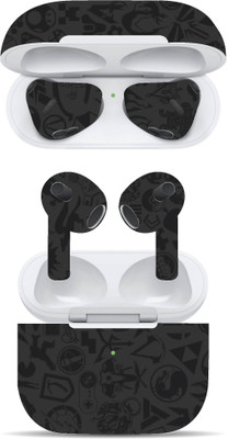 VYBE The Smart Choice Apple Airpods 3rd Generation Abstract Mobile Skin(Multi Colour B67)